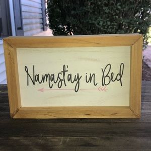 “Namastay in Bed” Decor